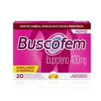 Analgésico Buscofem 400mg 20 Cápsulas Liqui-gels