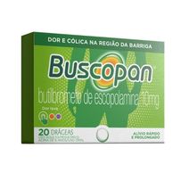 Analgésico Buscopan 10mg 20 drágeas