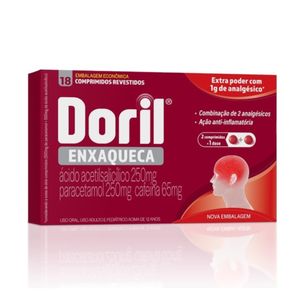 Doril Enxaqueca 18 comprimidos