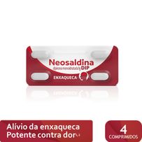 Analgésico Neosaldina Dip 1g Dipirona 4 Comprimidos