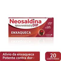 Analgésico Neosaldina Dip 1g Dipirona 20 Comprimidos
