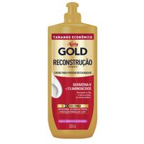 Creme para Pentear Niely Gold Reconstrução Potente 500ml