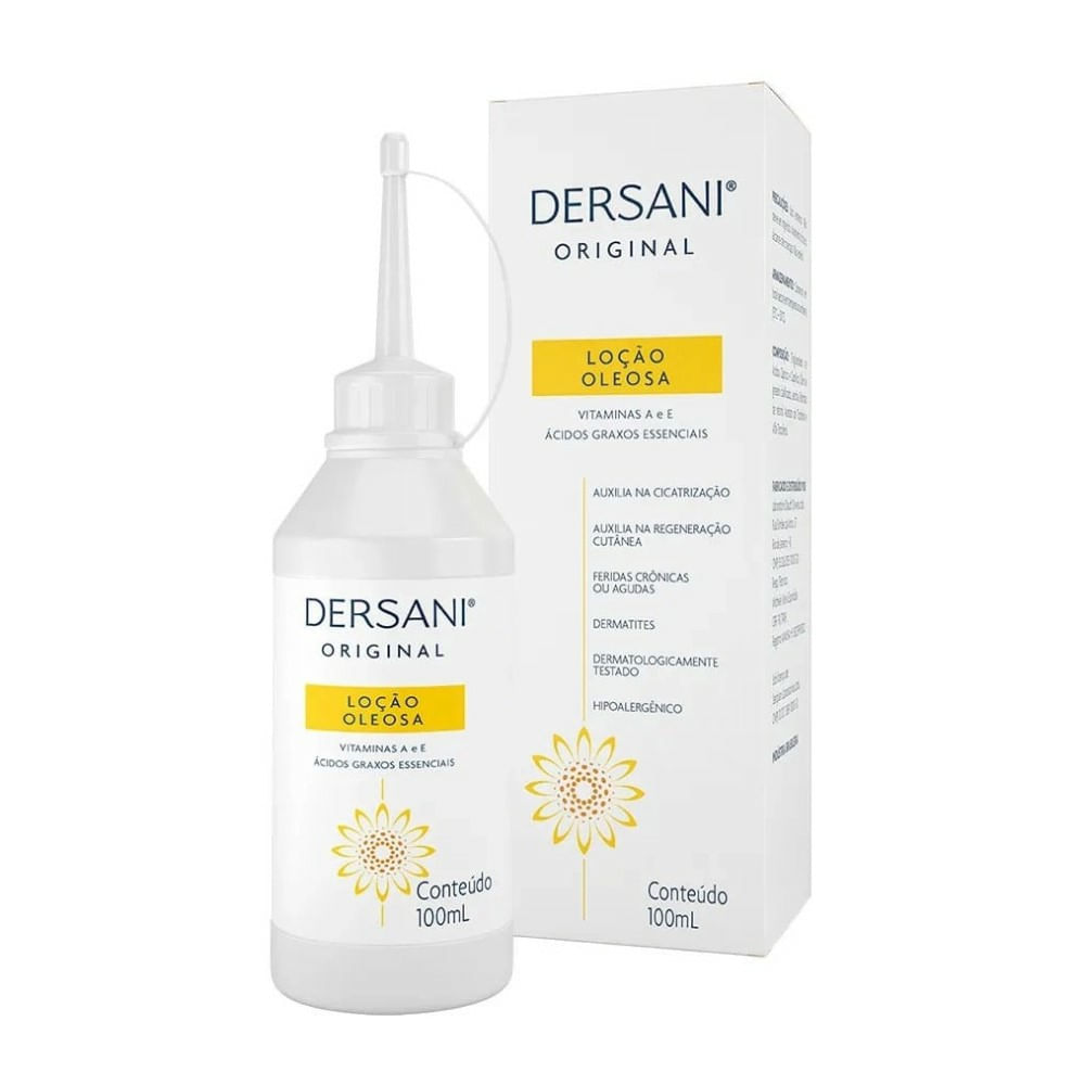 Loção Oleosa Dersani Original Cicatrizante e Bactericida 100ml