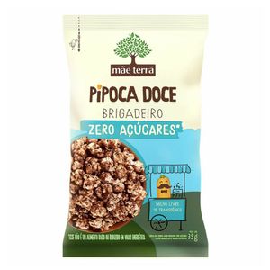 Pipoca Doce Mãe Terra Zero Açucares Brigadeiro 35g
