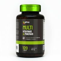Multi Vitaminas e Minerais Omix 120 Cápsulas