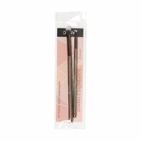 Kit Dunya Para Maquiagem 1198 Pincel Sombra 1 Unidade + Pincel Delineador 1 Unidade