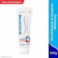 Creme Dental Sensodyne Sensibilidade e Gengivas Whitening 100g
