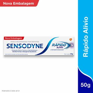 Creme Dental Sensodyne Rápido Alívio 50g