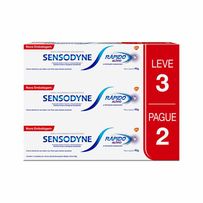 Creme Dental Sensodyne Rápido Alívio 90g 3 Unidades