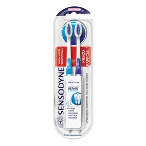 Escova Dental Sensodyne Twin Repair & Protect 2 Unidades