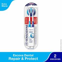 Escova Dental Sensodyne Twin Repair & Protect 2 Unidades