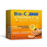 Bio-c + Zinco União Química 30 Comprimidos Efervescentes