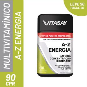 Suplemento Alimentar Vitasay A-Z Energia 90 Comprimidos Revestidos