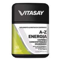 Suplemento Alimentar Vitasay A-Z Energia 30 Comprimidos Revestidos