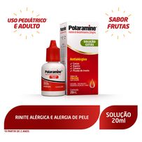 Antialérgico Polaramine 2,8mg/ml Sabor Frutas Solução Gotas 20ml