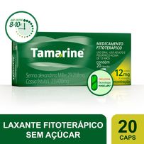 Laxante Fitoterápico Tamarine 12mg Hypera 20 Cápsulas