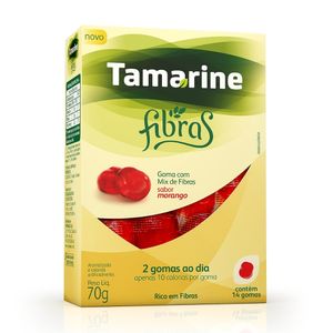 Tamarine Fibras Sabor Morango 14 Gomas