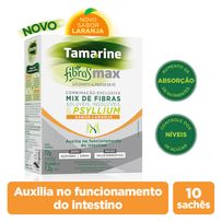 Tamarine Fibras Max Sabor Laranja 10 Sachês de 7,2g Cada