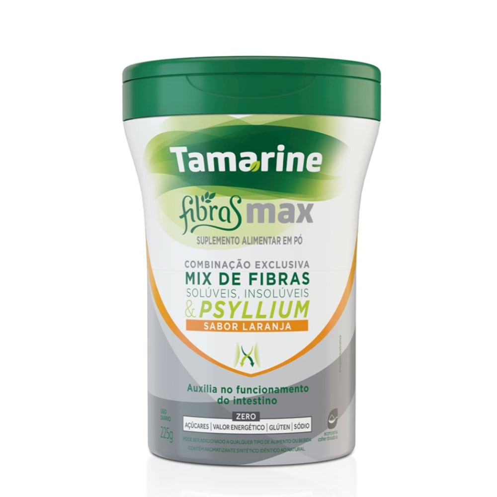 Tamarine Fibras Max Zero em Pó Laranja 225g