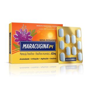 Calmante Fitoterápico Maracugina PI 420mg 20 Comprimidos