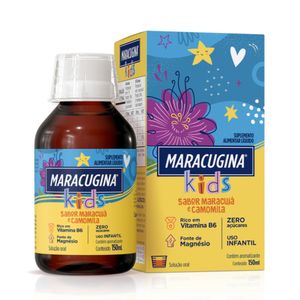 Calmante Fitoterápico Maracugina Kids Sabor Maracujá e Camomila Solução Oral 150ml