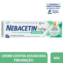 Creme Antiassaduras Nebacetin Baby Prevenção 60g