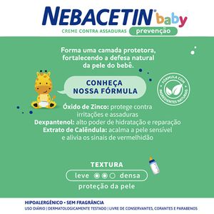 Creme Antiassaduras Nebacetin Baby Prevenção 30g