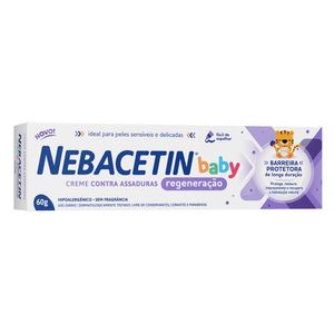 Creme Antiassaduras Nebacetin Baby Regeneração 60g