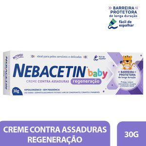 Creme Antiassaduras Nebacetin Baby Regeneração 30g