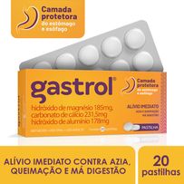 Antiácido Gastrol 20 Pastilhas Mastigáveis