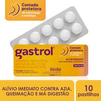Antiácido Gastrol 10 Pastilhas Mastigáveis