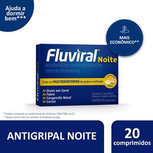 Fluviral Noite 20 Comprimidos