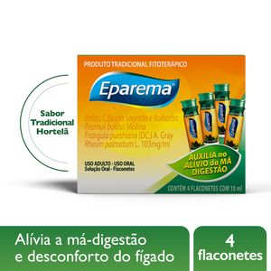 Eparema Hortelã Tradicional 4 Flaconetes 10ml