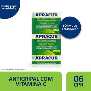 Apracur 6 Comprimidos Revestidos