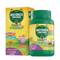 Multivitamínico Infantil Biotônico Fontoura Tutti-Frutti 60 Comprimidos Mastigáveis