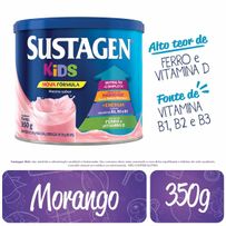 Complemento Alimentar Infantil Sustagen Kids Sabor Morango 350g