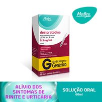 Desloratadina 0,5mg/ml Medley 60ml Xarope