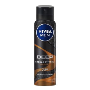 Desodorante Antitranspirante Aerosol Nivea Men Deep Amadeirado 150ml