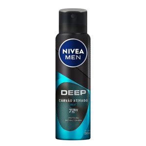 Desodorante Aerosol Antitranspirante Nivea Men Deep Beat Carvão Ativado 150ml