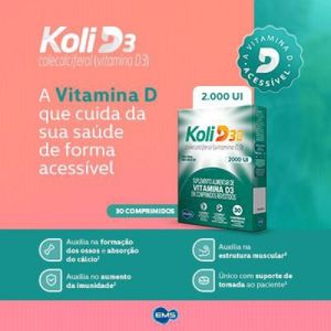 Vitamina D Koli D3 Vit 2000Ui 30 Comprimidos