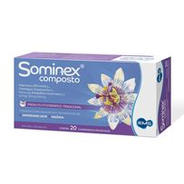 Sominex Composto 40mg + 30mg + 50mg Ems 20 Comprimidos Revestidos