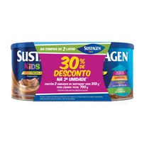 Complemento Alimentar Sustagen Kids Chocolate 2 Unidades de 350g Cada