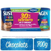 Complemento Alimentar Sustagen Kids Chocolate 2 Unidades de 350g Cada