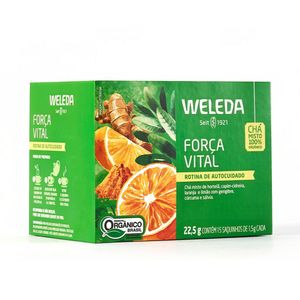 Chá Orgânico Weleda Força Vital 15 Sachês de 1,5g cada