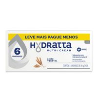 Sabonete em Barra Hydratta Nutri Cream Vegano 6 Unidades de 85g Cada