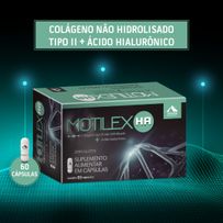 Suplemento Alimentar Apsen Motilex HA Colágeno Não Hidrolisado + Ácido Hialurônico 60 Cápsulas