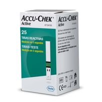 Accu-Chek Active Para Controle De Glicemia 25 Unidades
