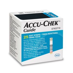 Tiras para Controle de Glicemia Accu-Chek Guide 25 Tiras
