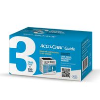 Accu-chek Guide Embalagem Econômica 3 Frascos de 50 Tiras