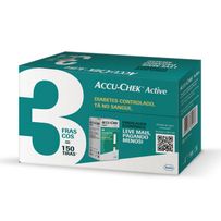 Accu-Chek Active Embalagem Econômica 3 Frascos de 50 Tira